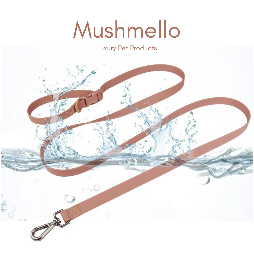 Blue Luxury Waterproof Breakaway Collar and Leash Set