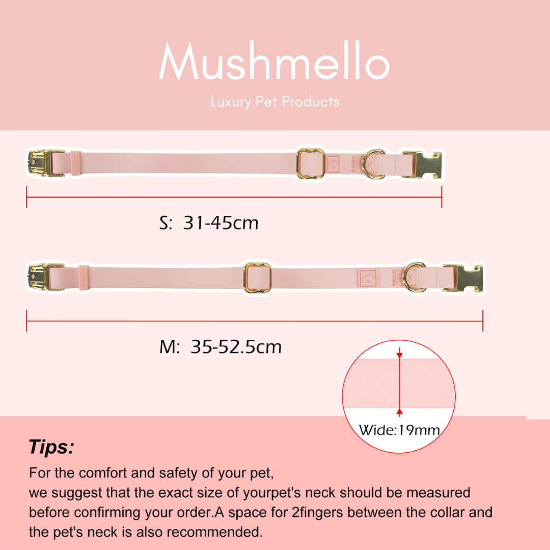 Luxury Soft, Waterproof, Breathable Harness, Collar and Lead Set - Pink