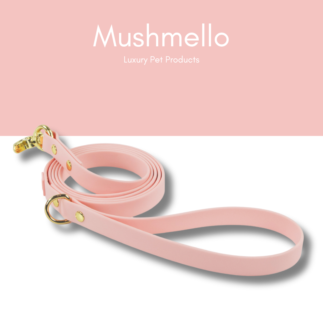 Luxury Soft, Waterproof, Breathable Harness, Collar and Lead Set - Pink