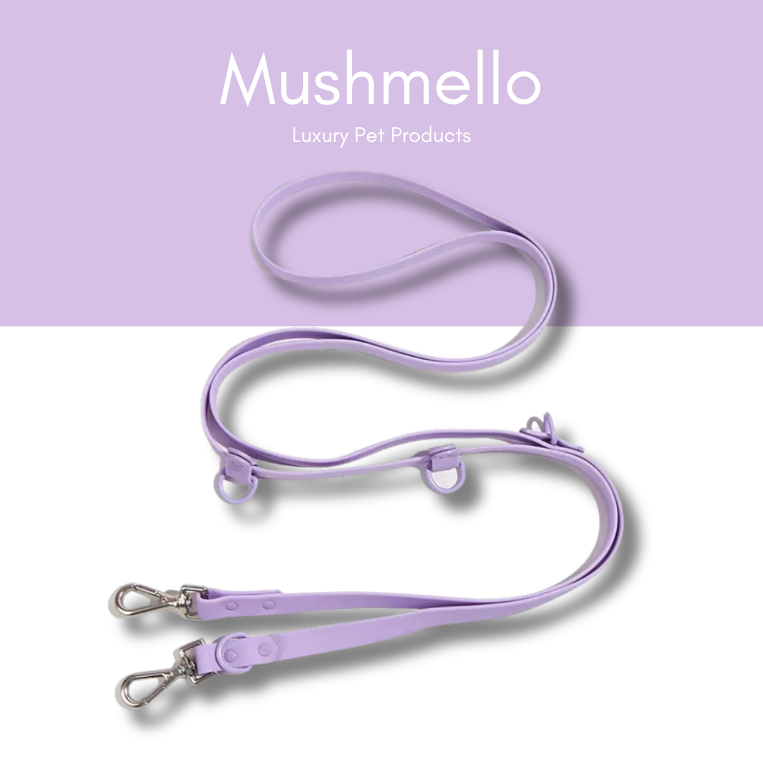 Hands-Free Waterproof Dog Leash 2.5m - Lilac Purple