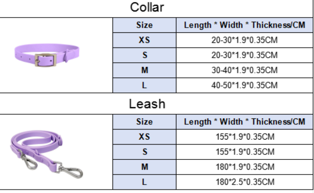 Mushmello Secure Waterproof Harness with Collar and Leash Set - Purple