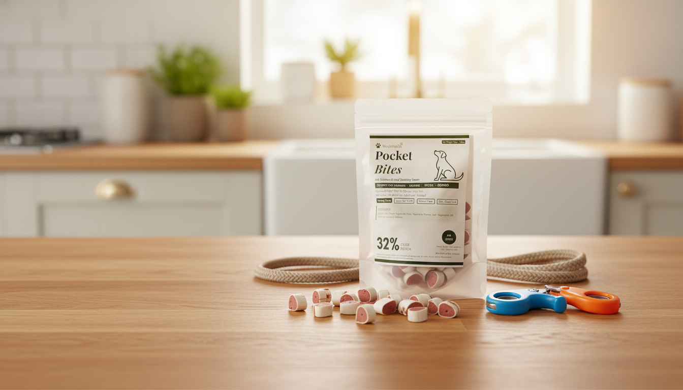 Mushmello Pocket Bites | Soft Chicken & Cod Training Dog Treats