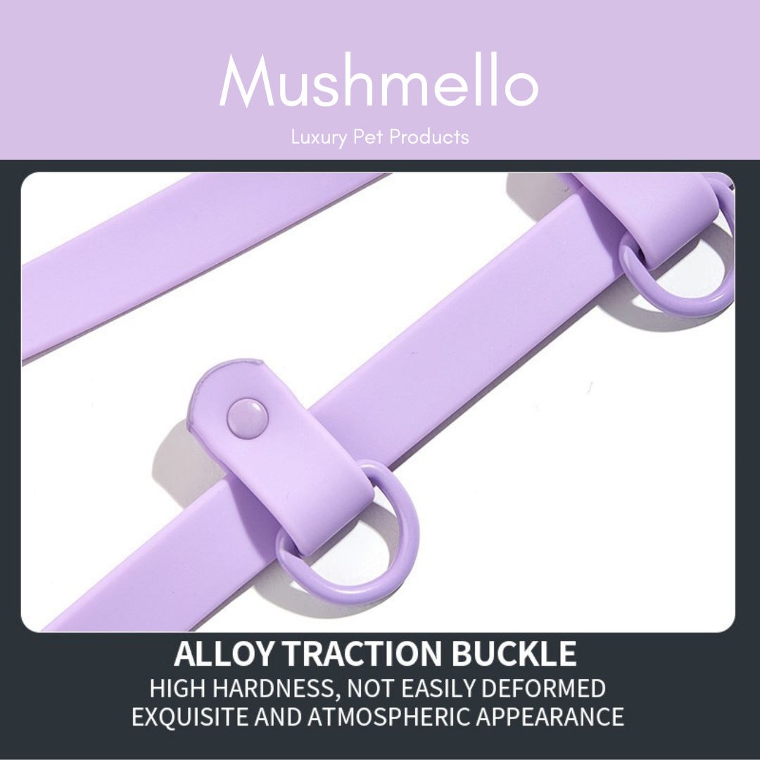 Hands-Free Waterproof Dog Leash 2.5m - Lilac Purple