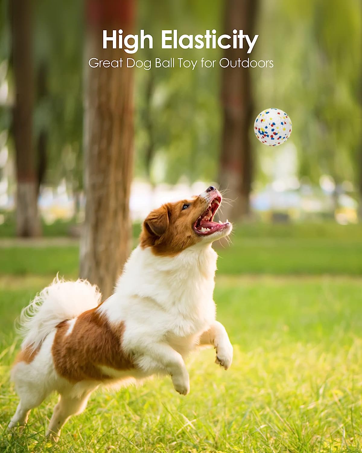 Mushmello Bounce Ball | Indestructible E-TPU Dog Ball | Fetch Chew Toy