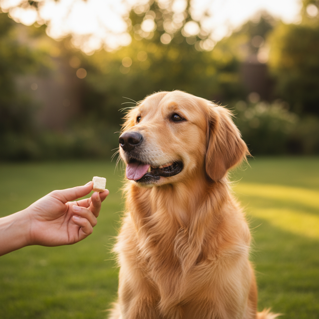 Mushmello Cluck Cubes | Freeze Dried Chicken Dog Treats
