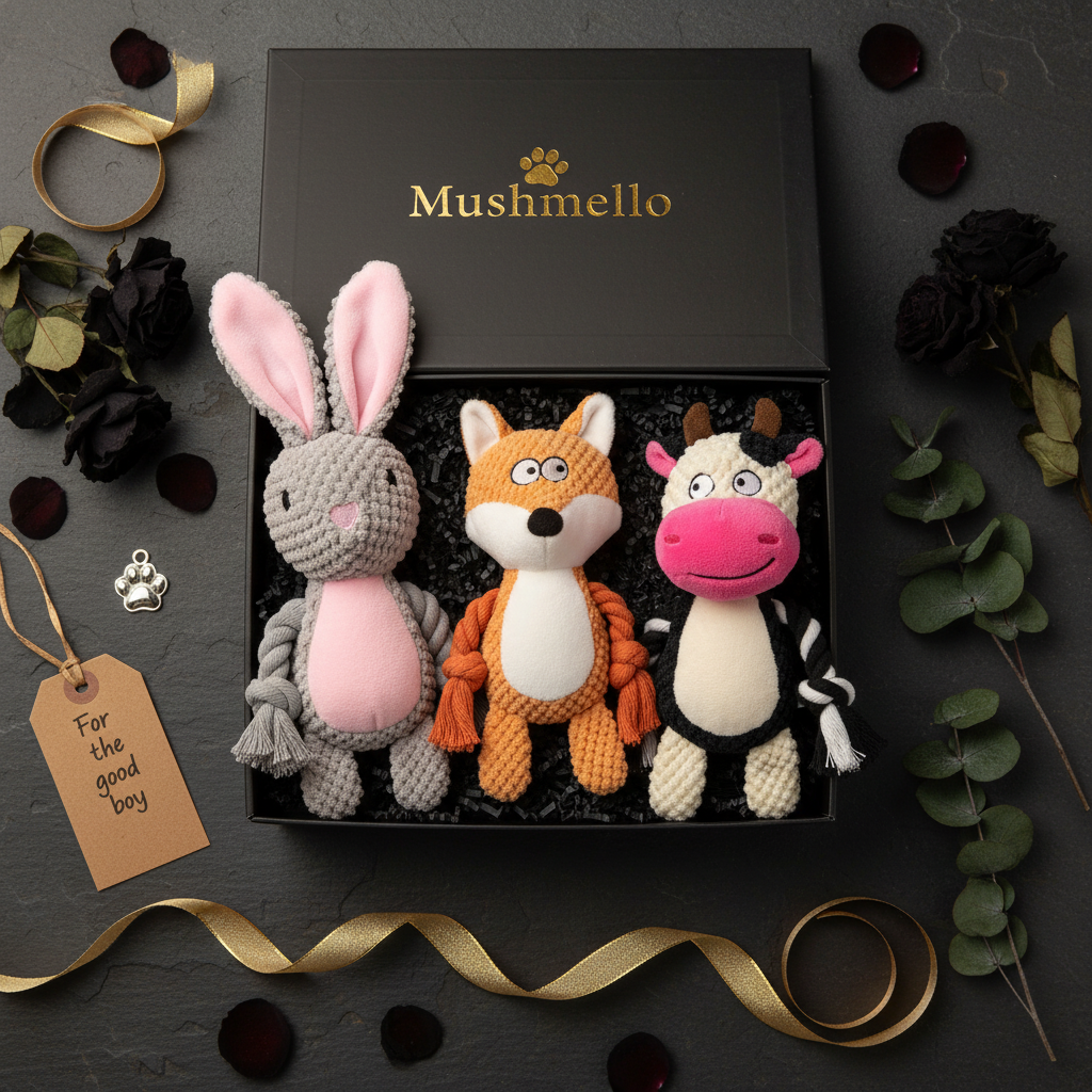 Mushmello Gift box | Set of Three Toys and Treats
