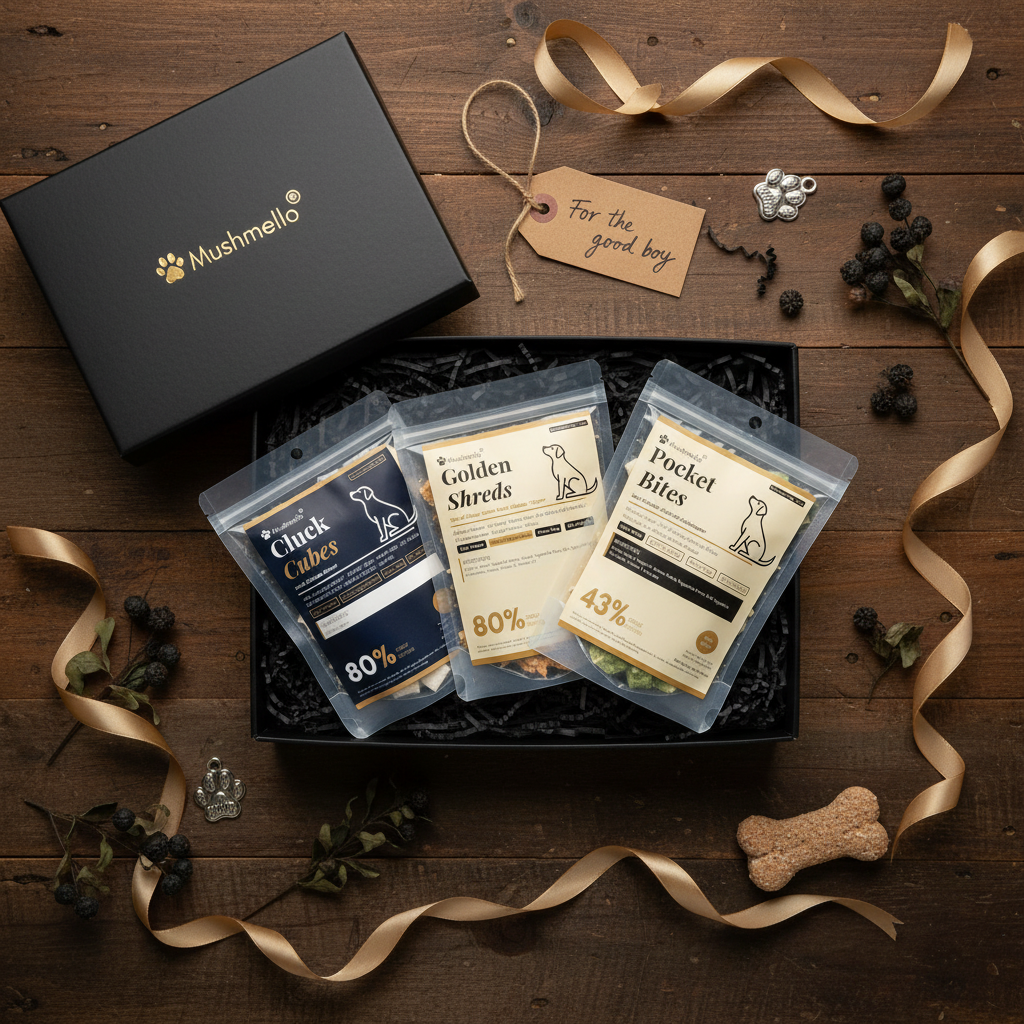 Mushmello Gift box | Set of Three Toys and Treats