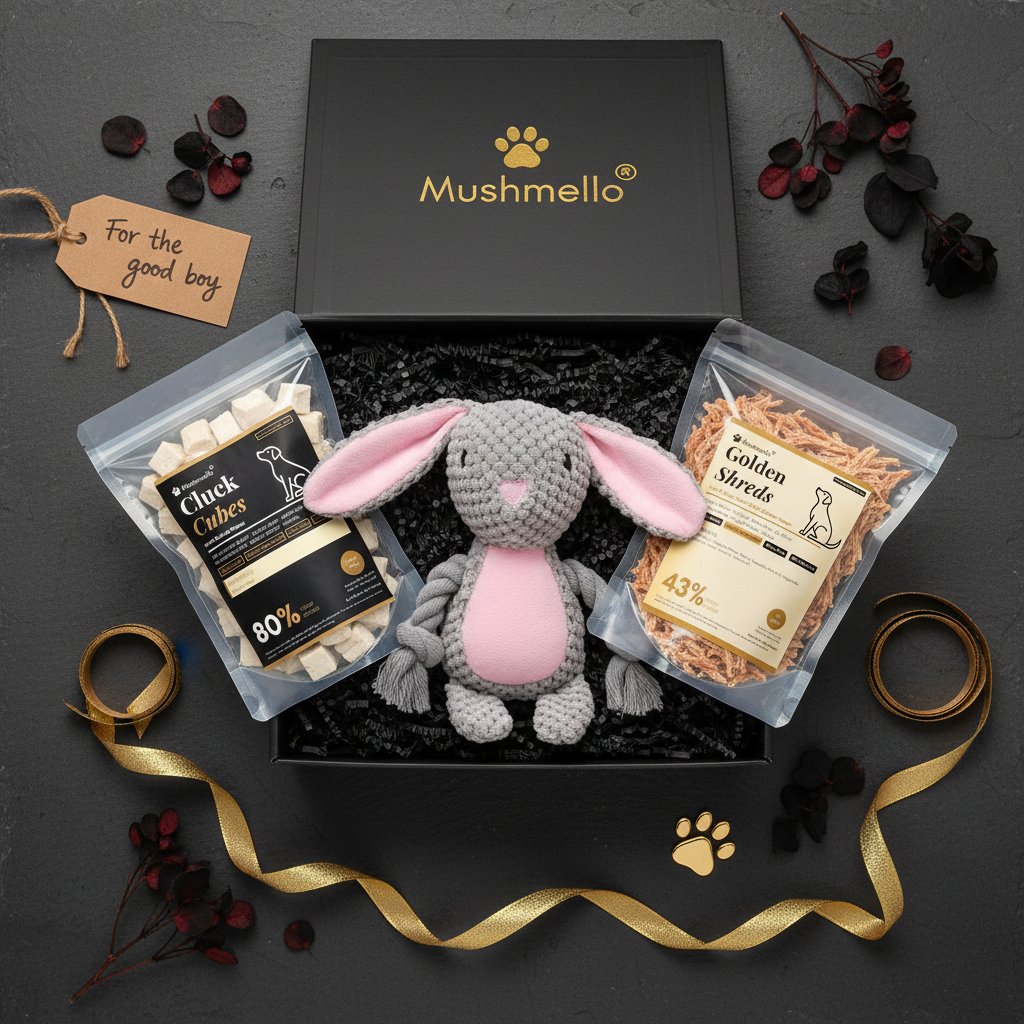 Mushmello Gift box | Set of Three Toys and Treats