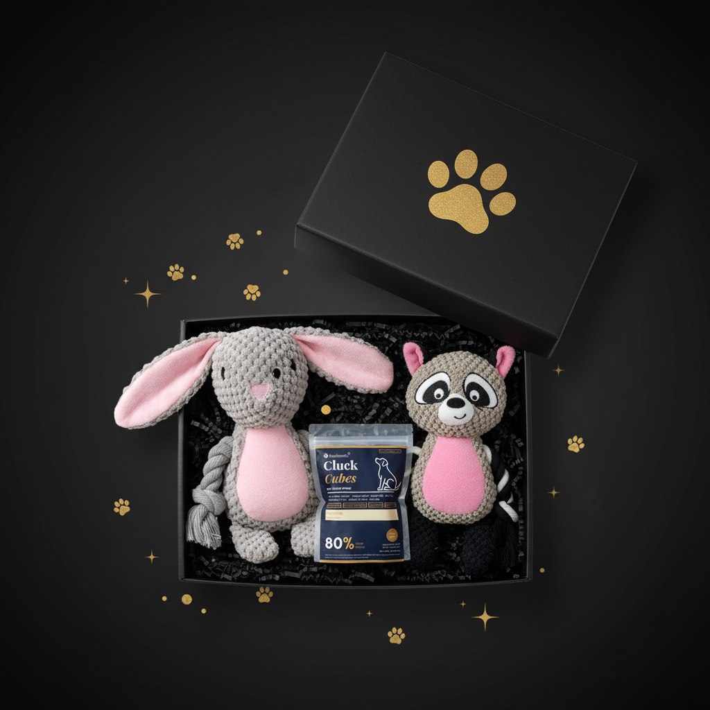 Mushmello Gift box | Set of Three Toys and Treats