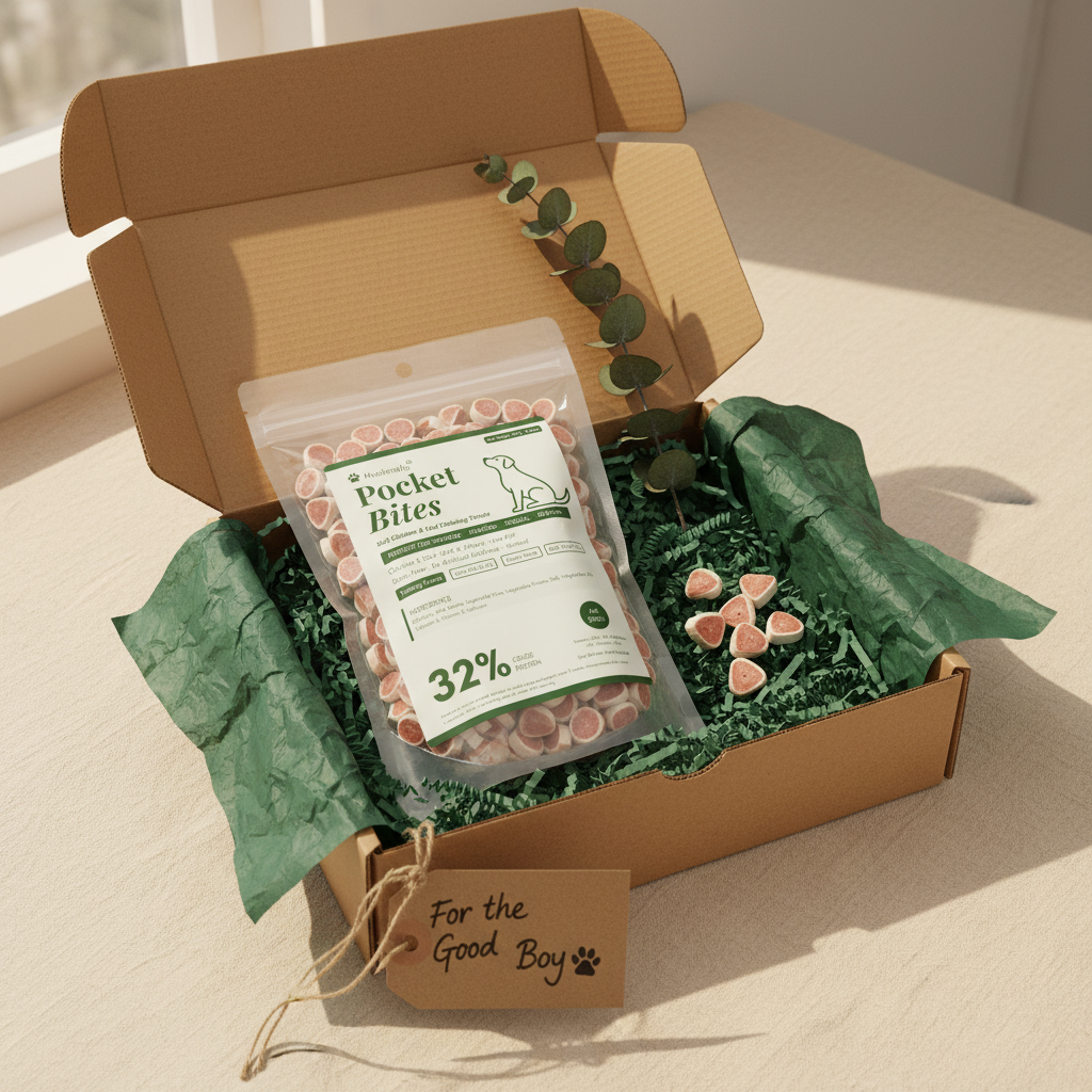 Mushmello Pocket Bites | Soft Chicken & Cod Training Dog Treats