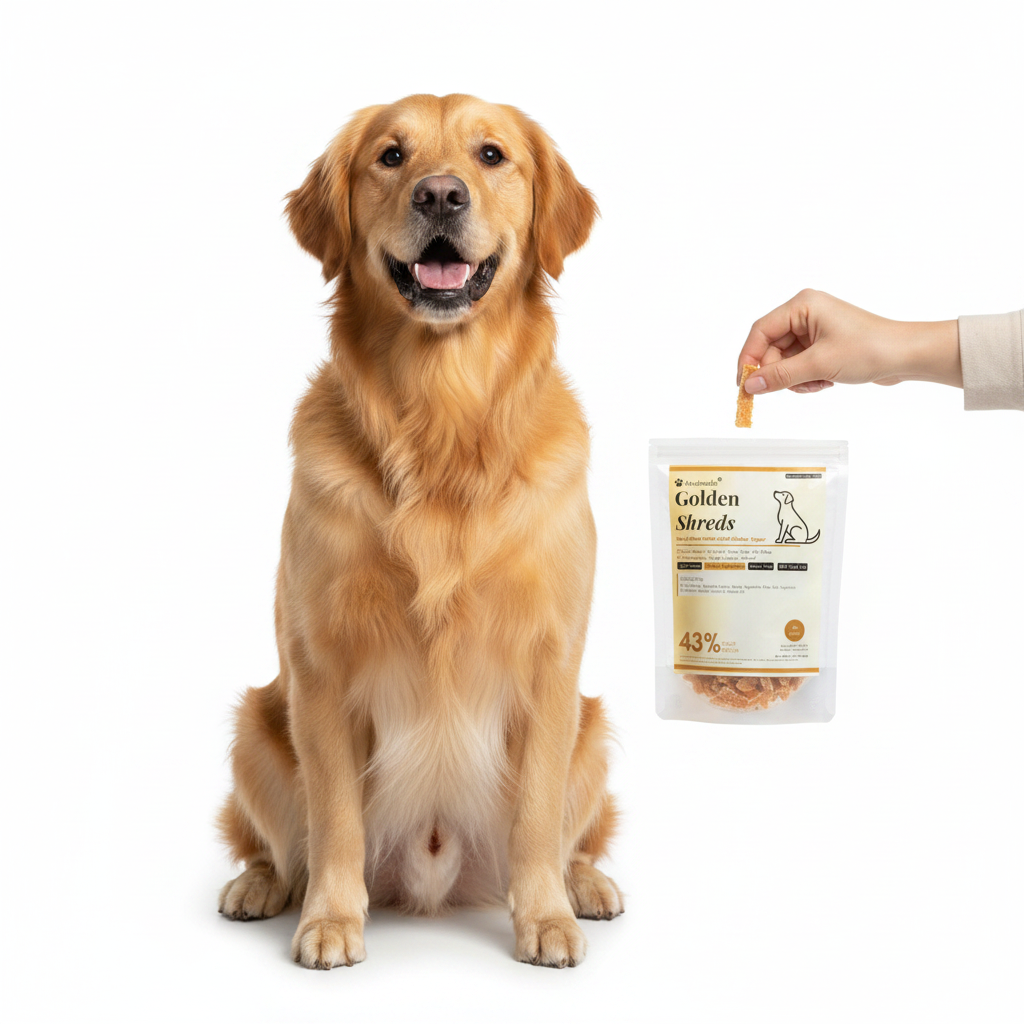 Mushmello Golden Shreds | Air Dried Shredded Chicken Food Topper