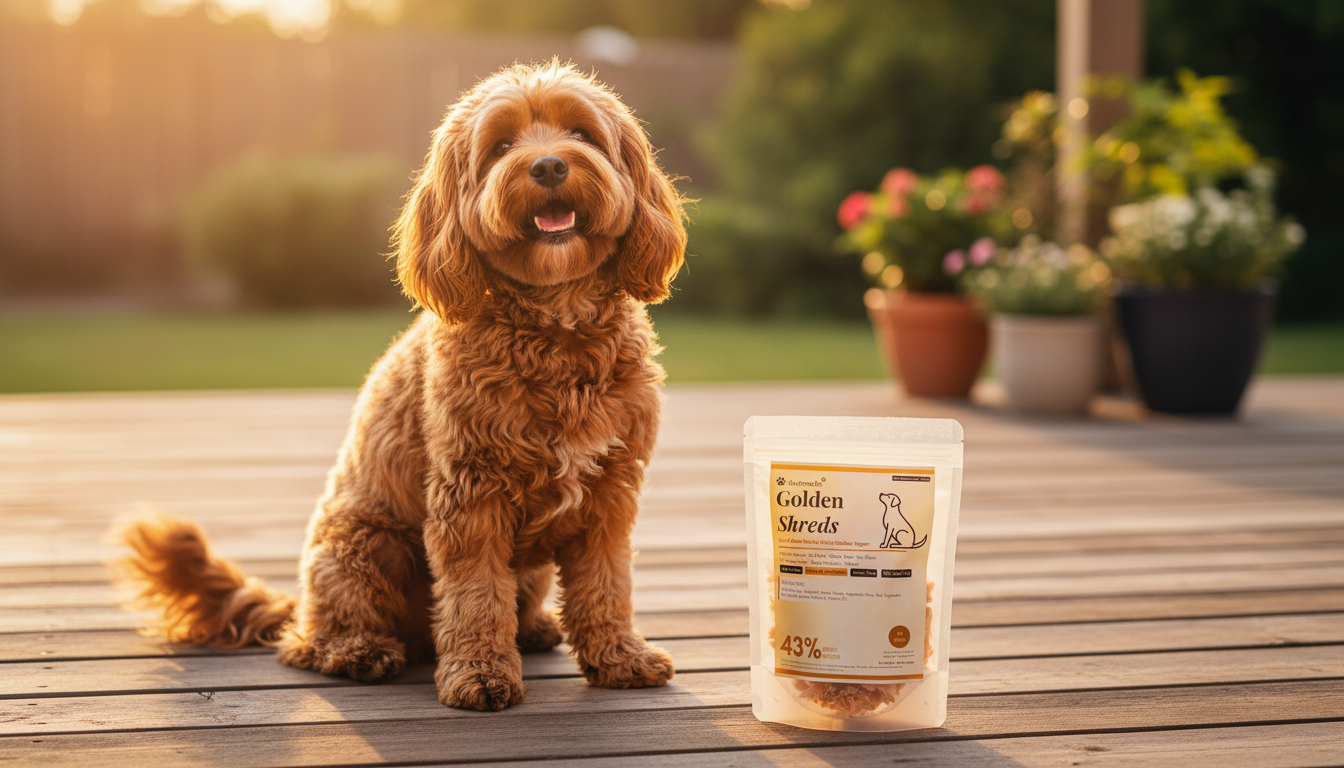 Mushmello Golden Shreds | Air Dried Shredded Chicken Food Topper